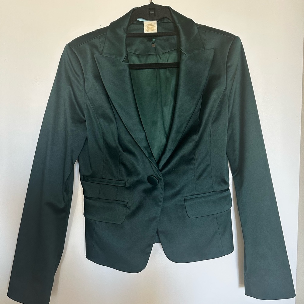 Vintage Emerald Green Blazer